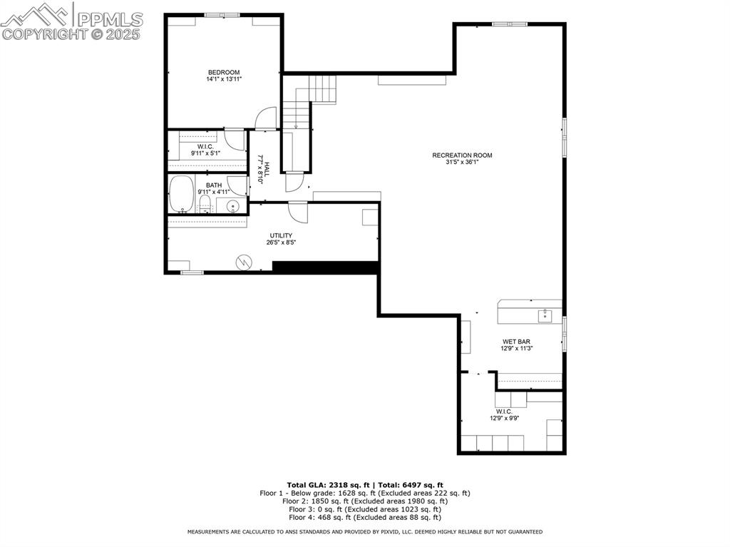Image 48 of 50: Basement layout