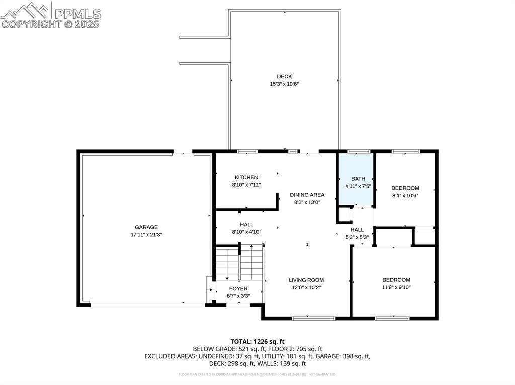 Image 47 of 49: Upper Level Floor plan