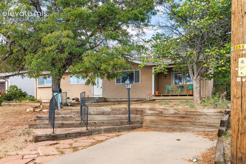 Caption: Front of Structure