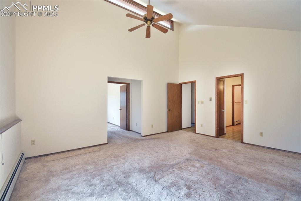 Image 30 of 46: To the left is the large walk in closet AND an office/ den area