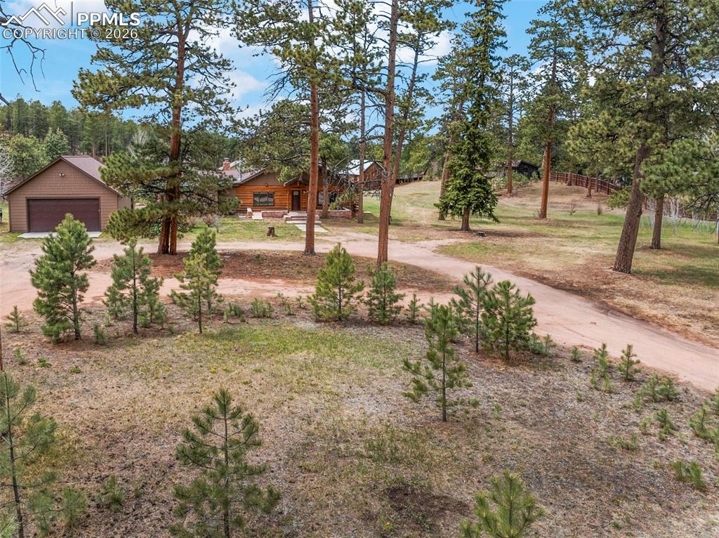 Image 5 of 48: 3.74 acre lot features breathtaking Pikes Peak views