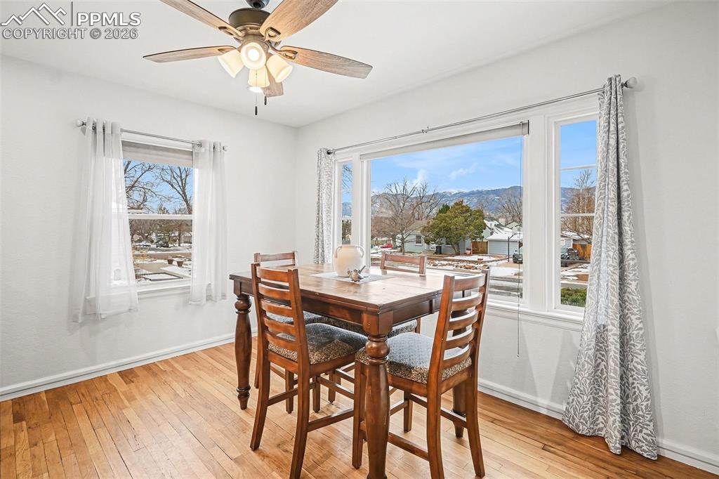 Image 5 of 25: Enjoy every meal with a gorgeous view of Pikes Peak!