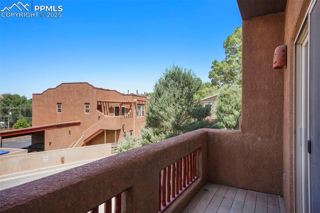 Image 10 of 24: Balcony off the Dining Room