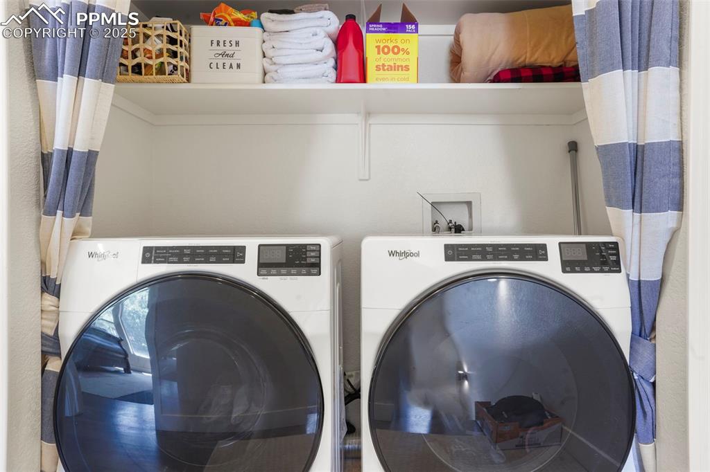 Image 22 of 24: Clothes Washer and Dryer Included