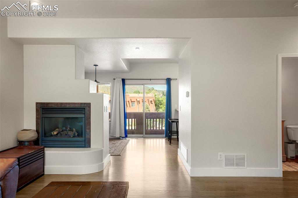 Image 7 of 24: Gas Fireplace in the Living Room