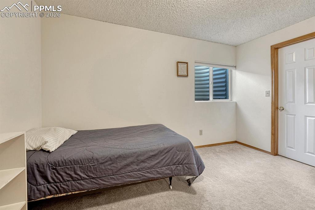 Image 30 of 36: Basement bedroom with walk in closet