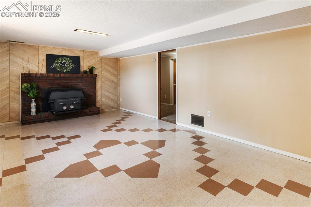Image 42 of 49: Vintage flooring, waxed and polished!