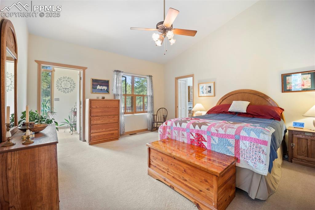Image 19 of 50: Primary Bedroom with entry to Garden Room - Light, Bright and Oh, so Inviti