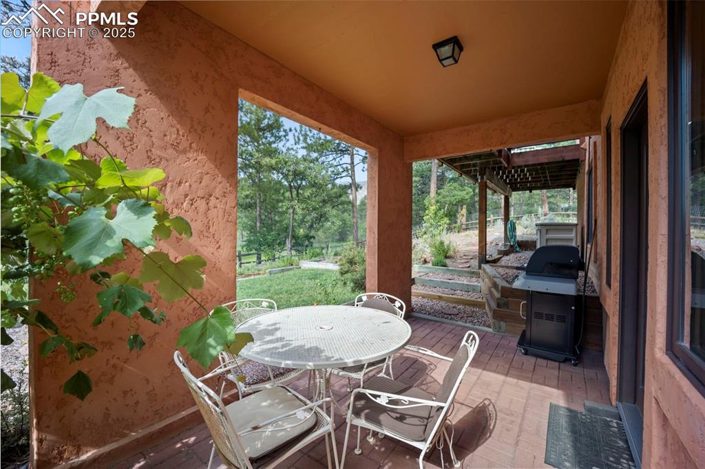 Image 32 of 50: Shaded patio - perfect for warm summer days