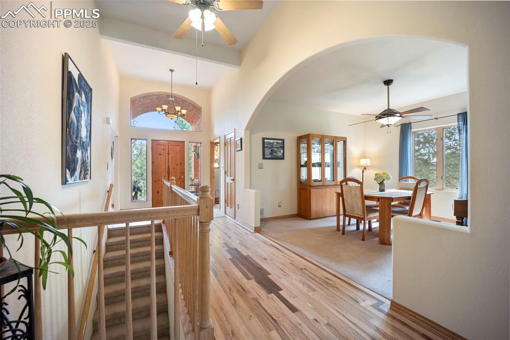 Image 5 of 50: Elegant entry opens to Main Level Living
