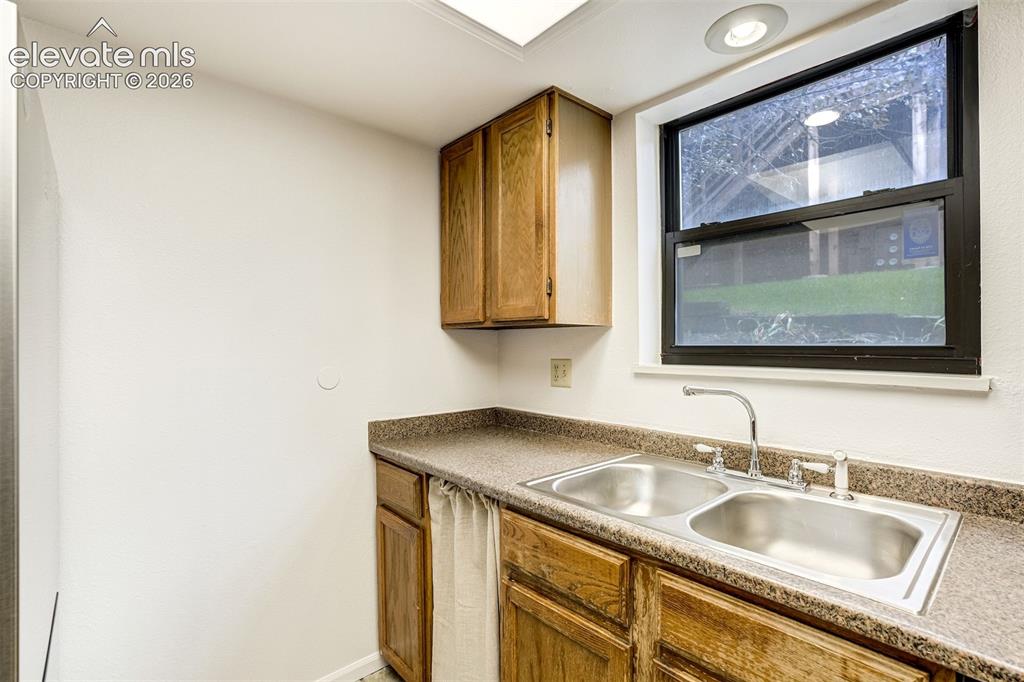 Image 20 of 50: Kitchen with NEW Stainless-Steel Sink