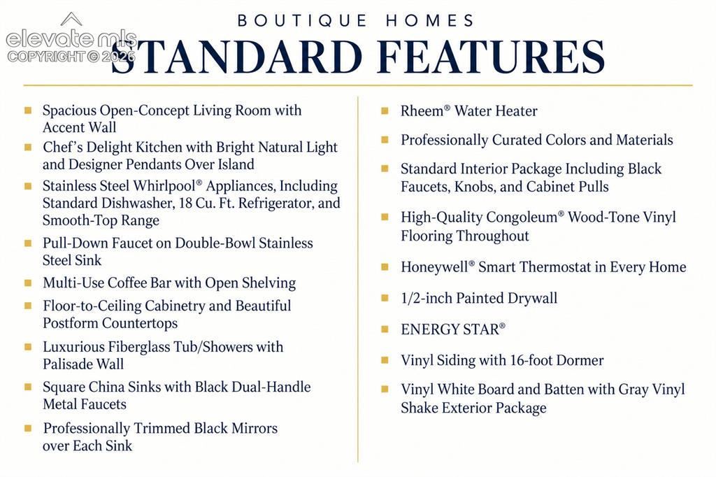 Image 5 of 6: Property Feature Specification. Itemizing technical, mechanical, and materi