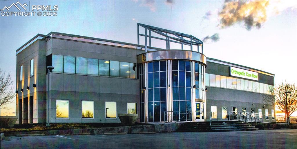 Caption: Front of Structure