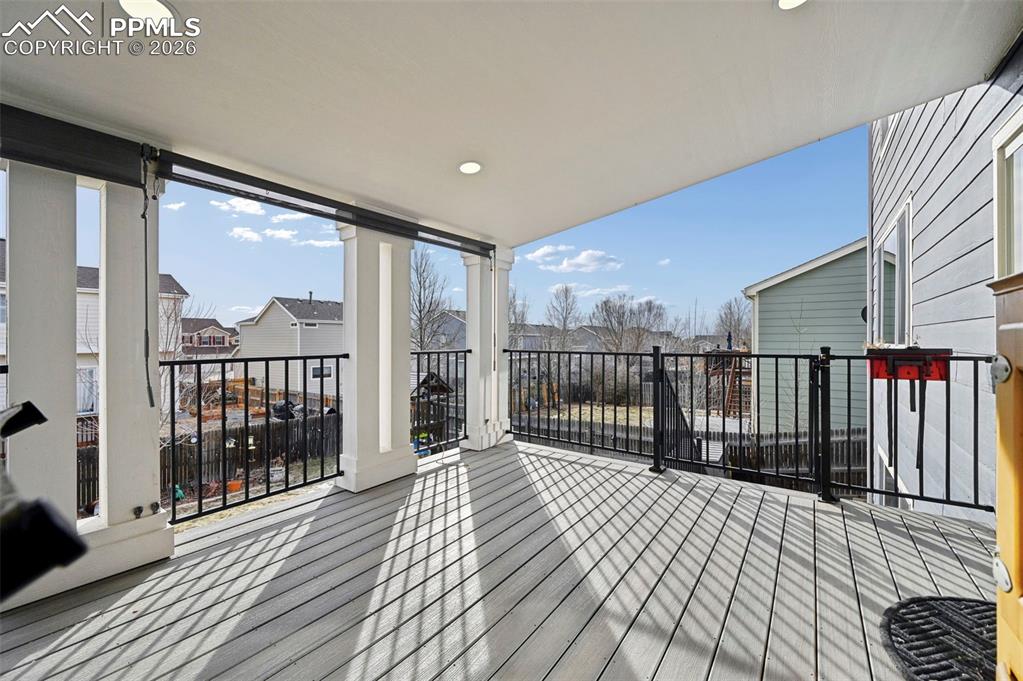 Image 15 of 49: New composite covered deck (2024)