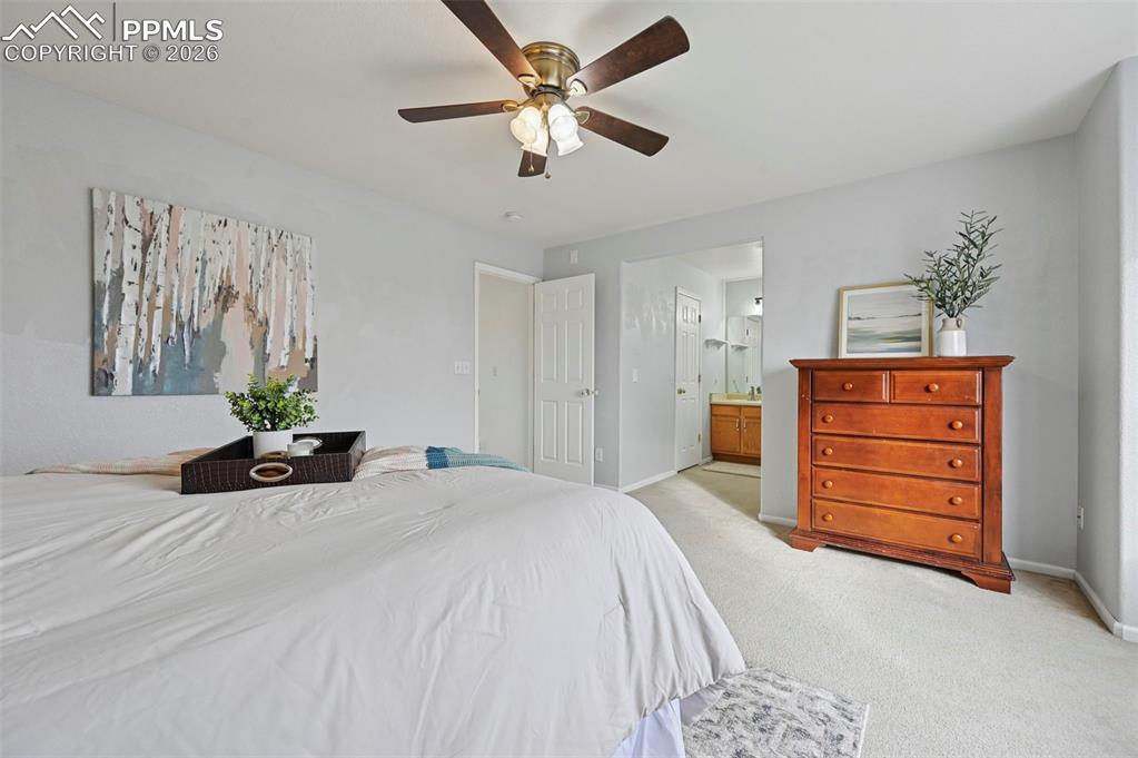 Image 23 of 49: Spacious primary with en suite bathroom