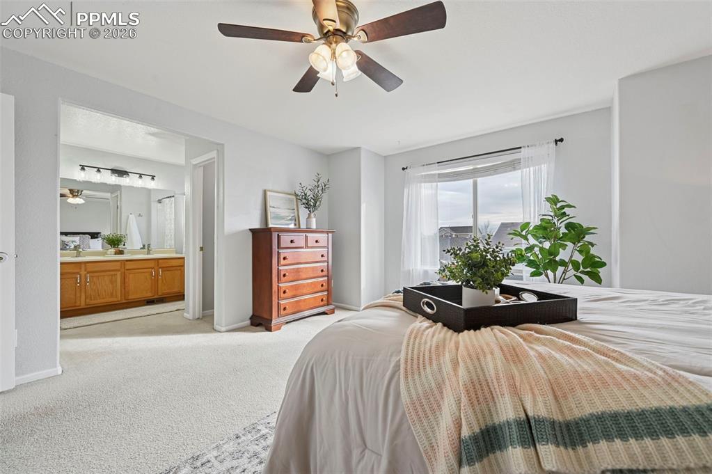 Image 24 of 49: Spacious primary with en suite bathroom