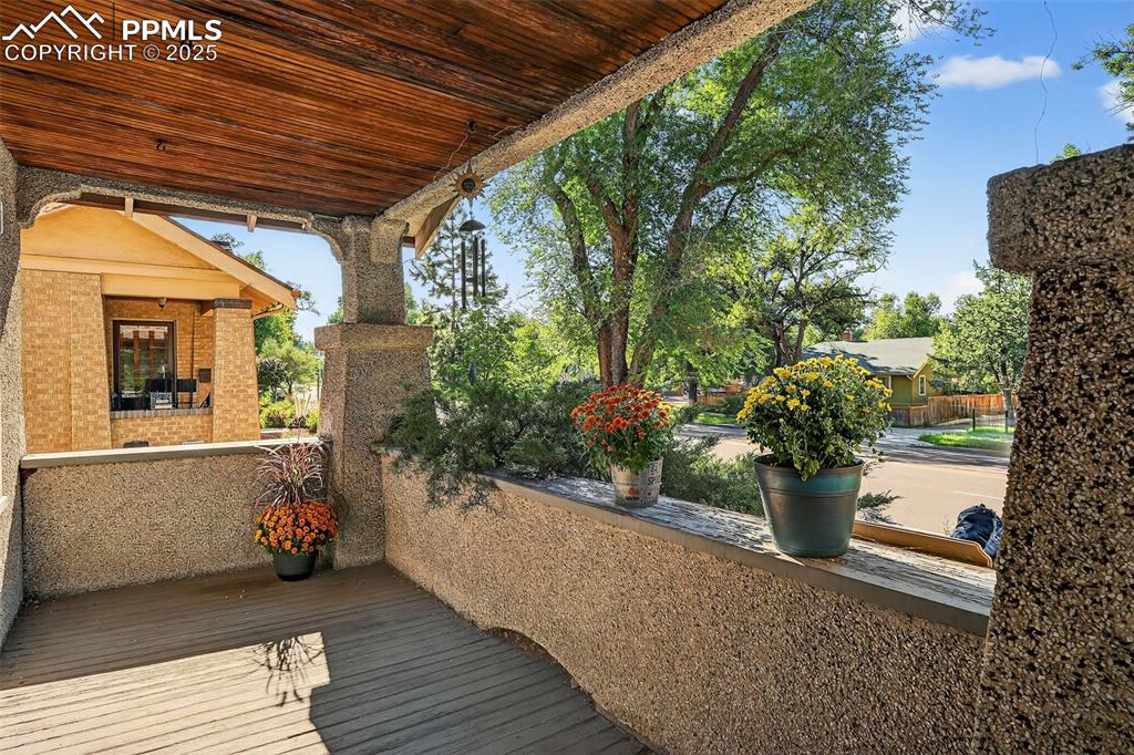 Image 4 of 28: Covered front porch. 