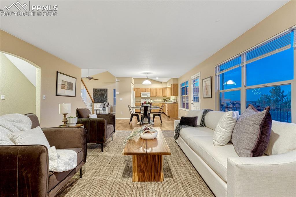 Image 12 of 50: So much space from Family Room to Dining to Kitchen and to formal front roo