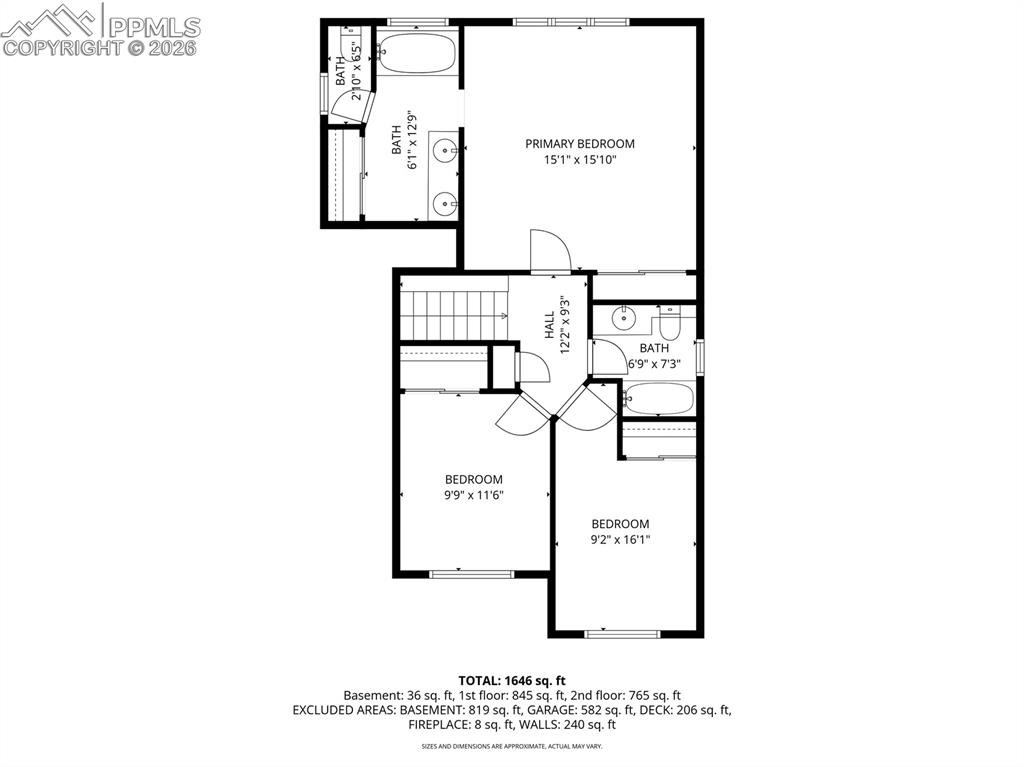 Image 47 of 50: Upper Level (bedrooms)