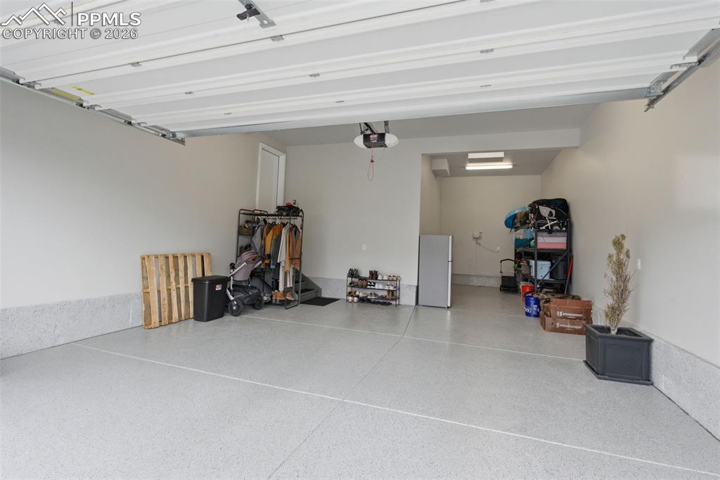 Image 35 of 50: Finished and painted walls, professionally coated floor, extra deep three c