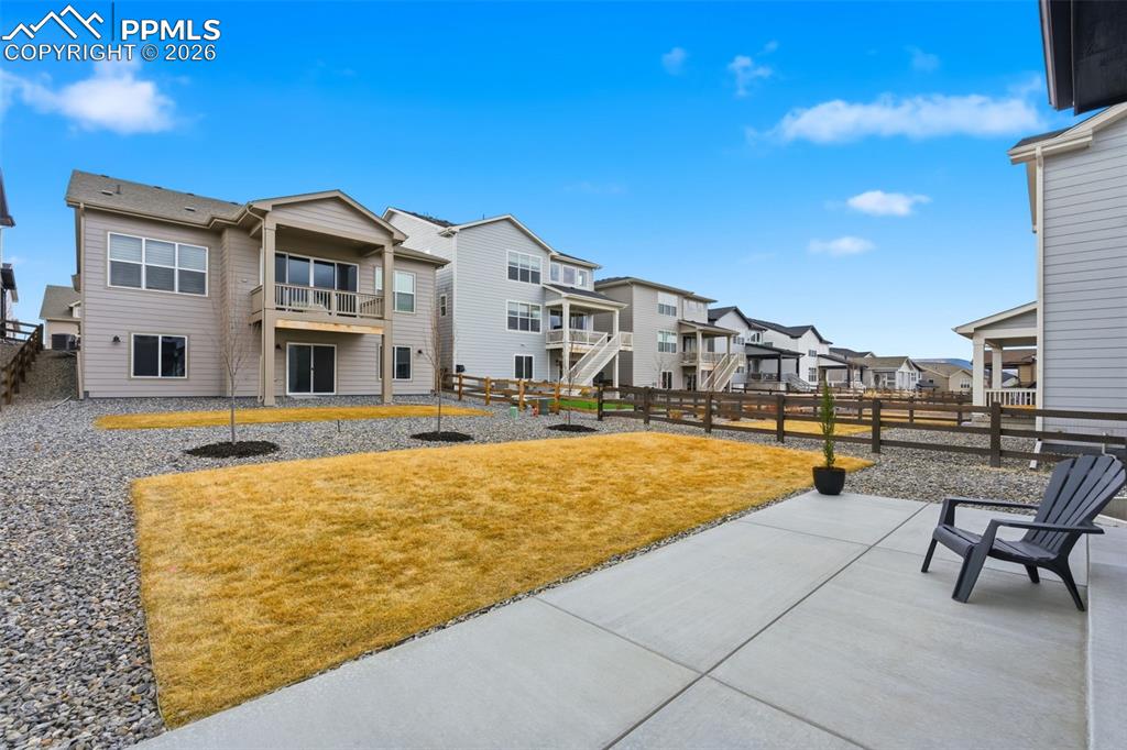 Image 37 of 50: Expanded concrete patio 