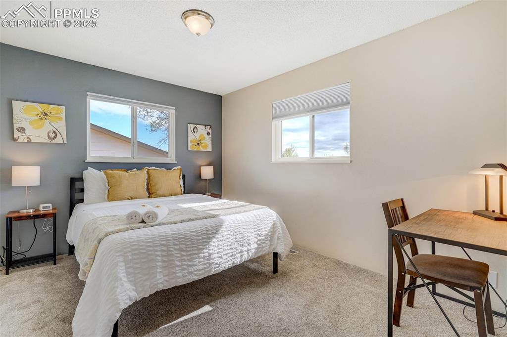 Image 10 of 25: Bedroom featuring carpet floors