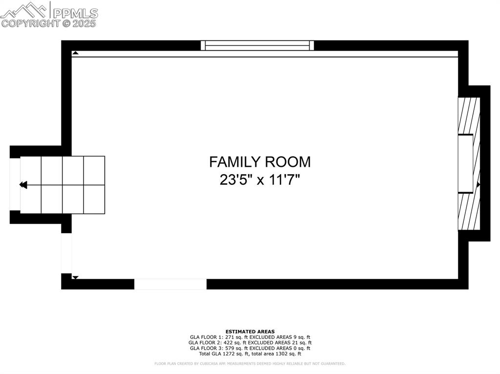 Image 41 of 41: Family Room Floor Plan