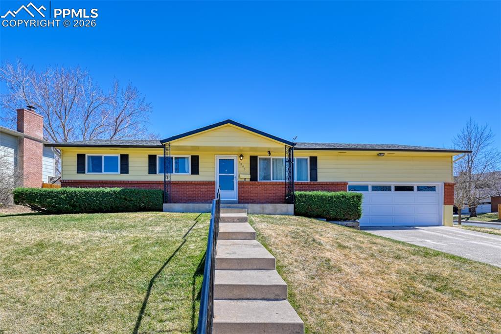 Caption: Front of Structure