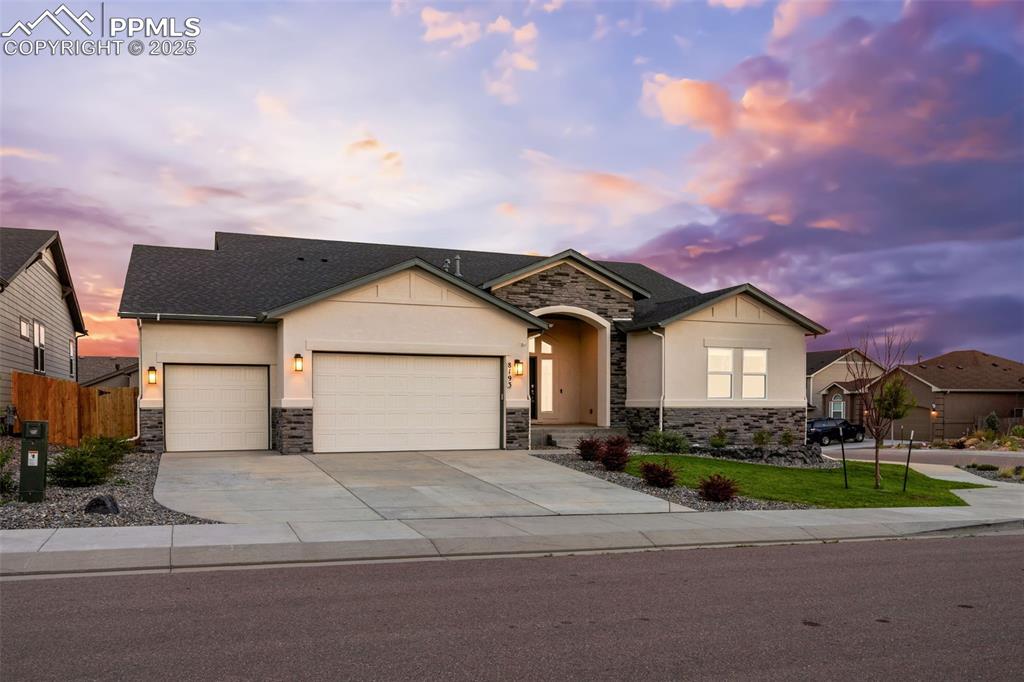 Caption: Front of Structure