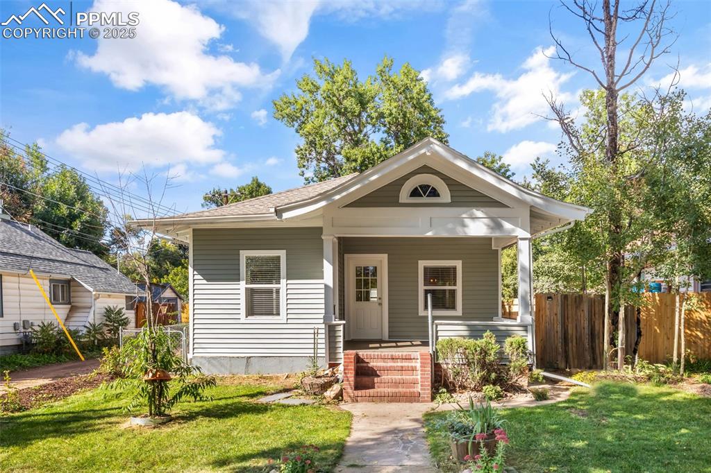 Caption: Front of Structure