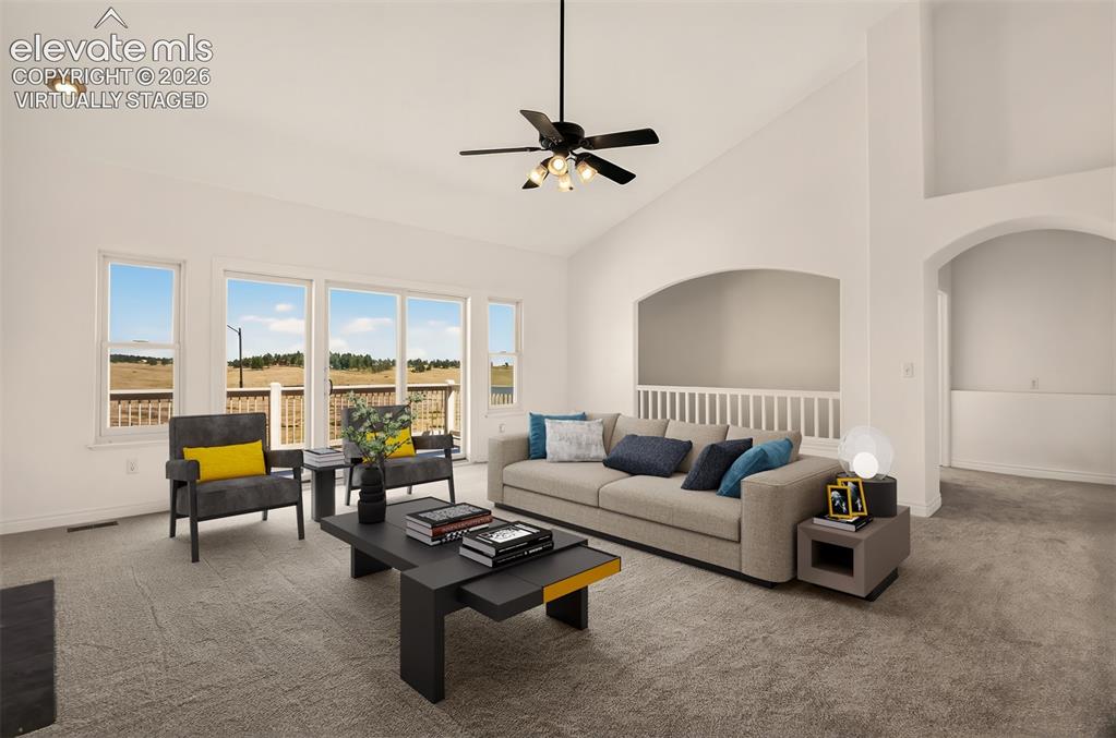 Image 15 of 50: Virtually Staged Photo Of The Living Room