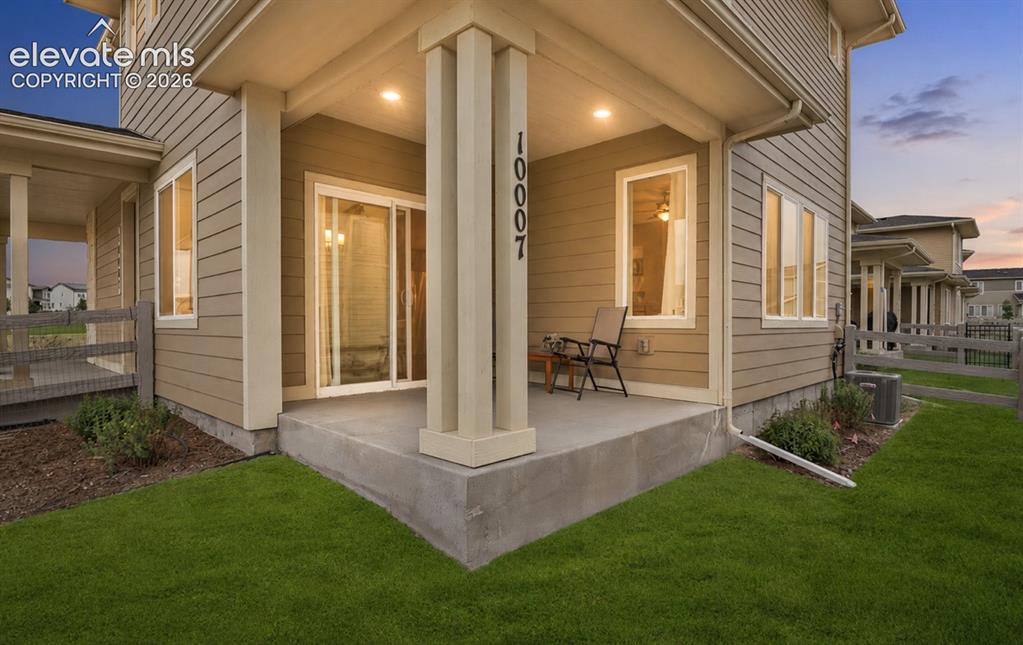 Image 3 of 28: Private covered patio