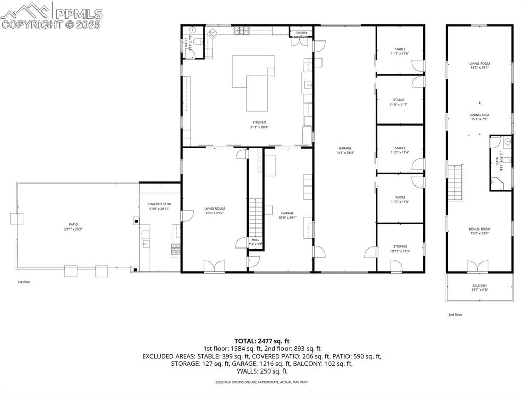 Image 48 of 50: Bunk House/Stables