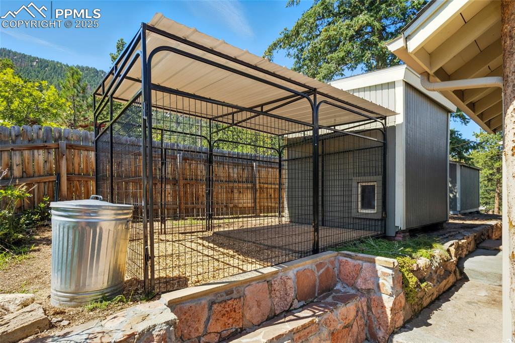 Image 39 of 43: View of outdoor structure with an exterior structure