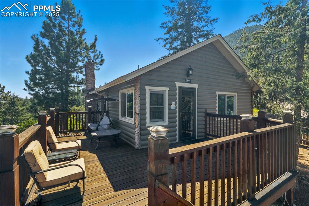 Image 4 of 43: View of wooden deck