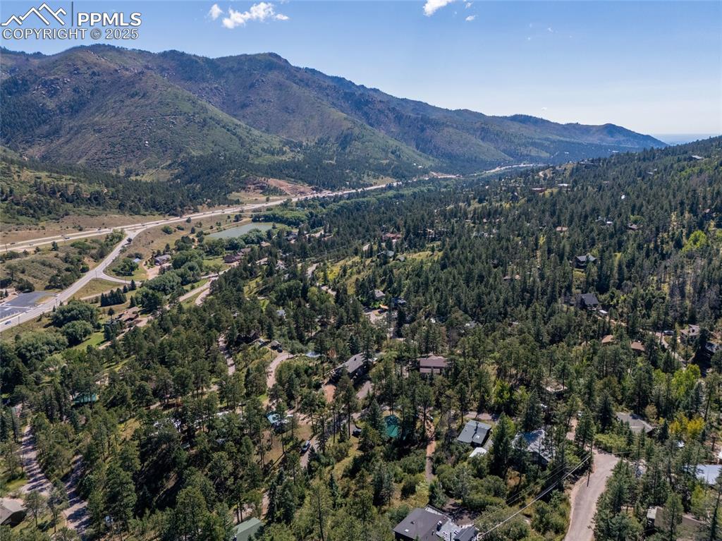 Image 41 of 43: Aerial overview of property