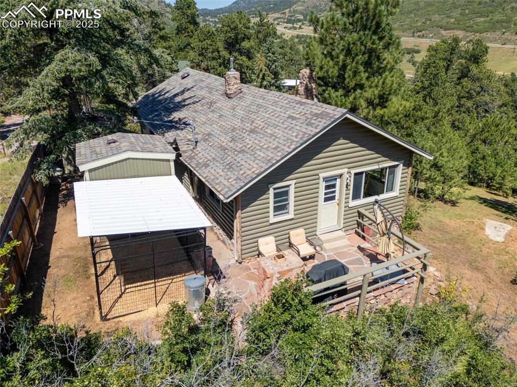Image 8 of 43: View from above of property