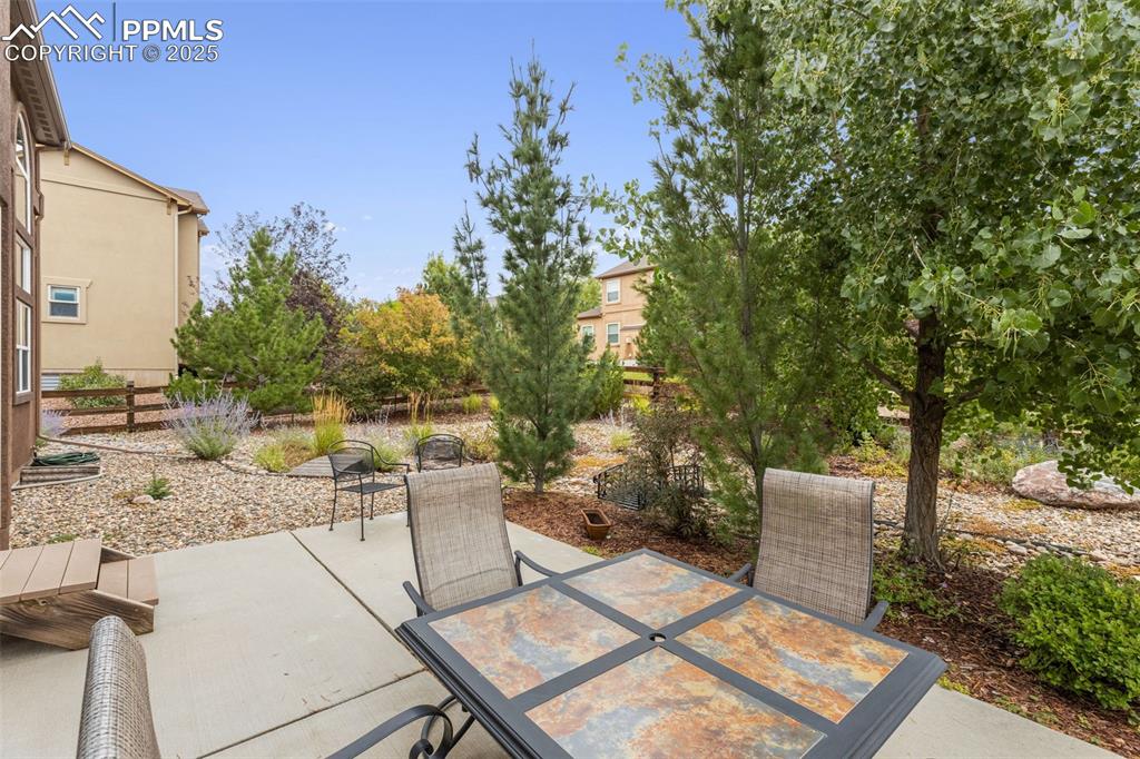 Image 36 of 50: View of patio / terrace with outdoor dining area