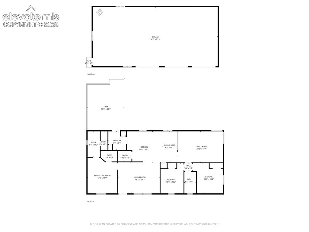 Image 34 of 34: Floor plan of house and shop