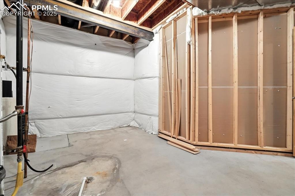 Image 42 of 50: View of unfinished basement