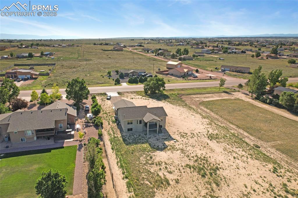 Image 39 of 41: Aerial perspective of suburban area