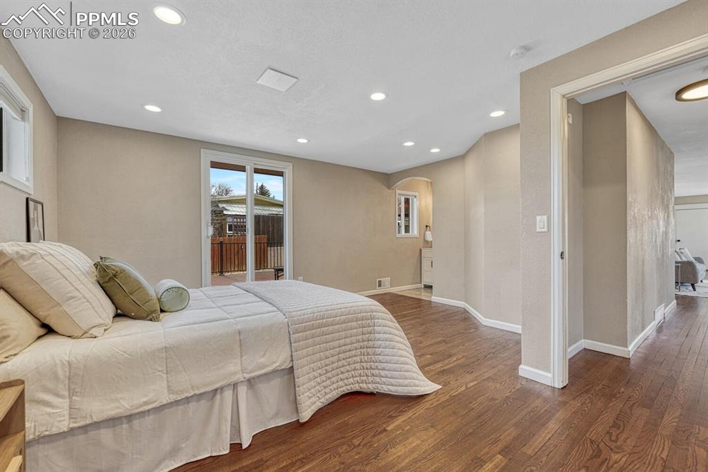 Image 23 of 50: Spacious primary with walk out!