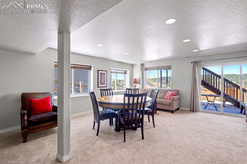 Image 33 of 43: Lower level family room