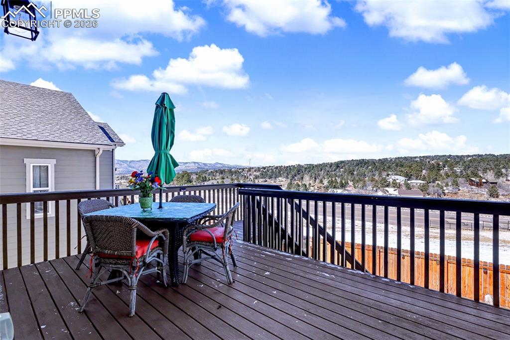 Image 36 of 43: Perfect for entertaining and enjoying mountain views