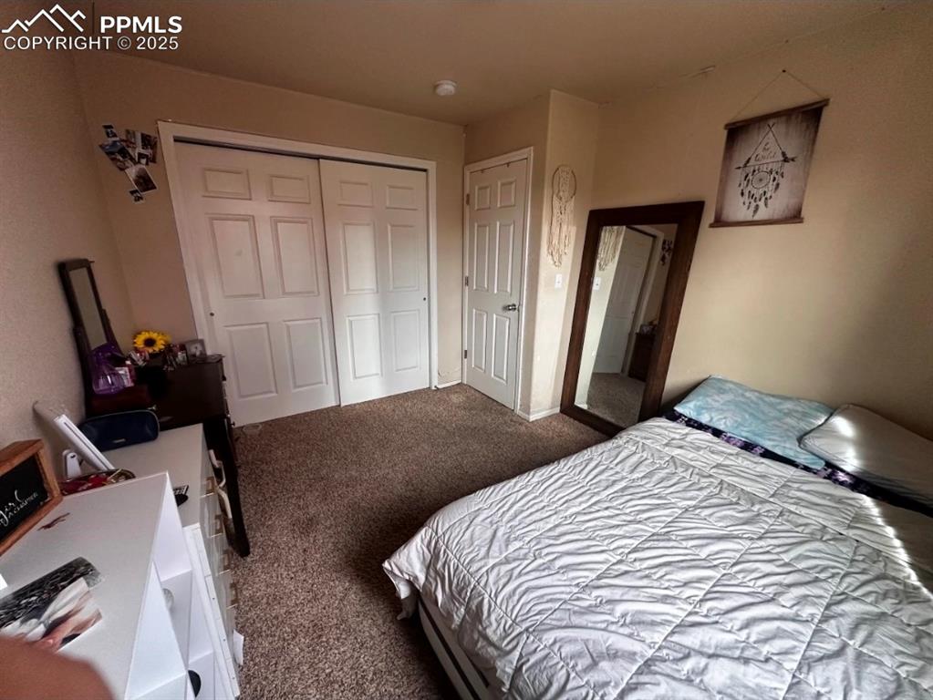Image 19 of 21: Bedroom featuring carpet floors and a closet