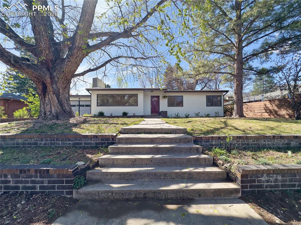 Caption: Front of Structure