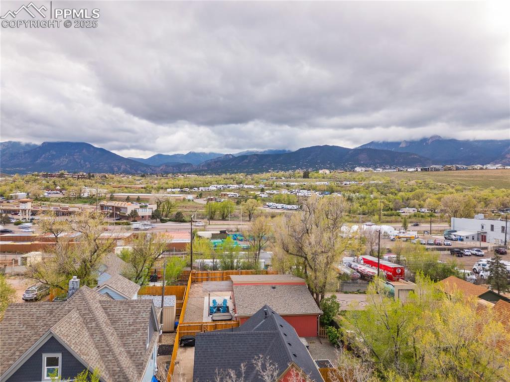 Image 47 of 47: Aerial view with a mountain view
