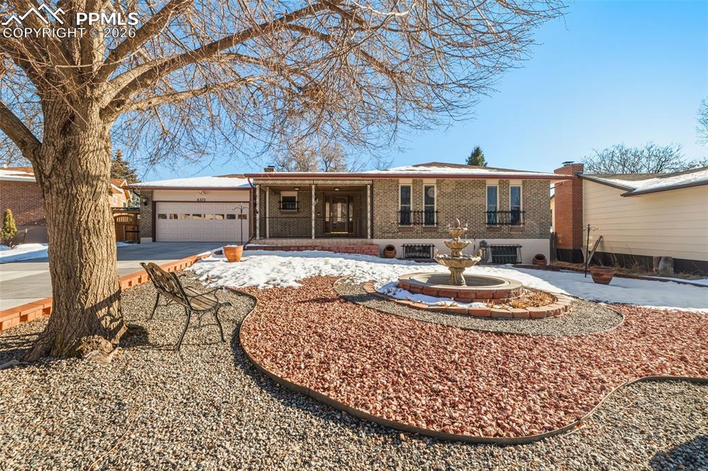 Caption: Front of Structure