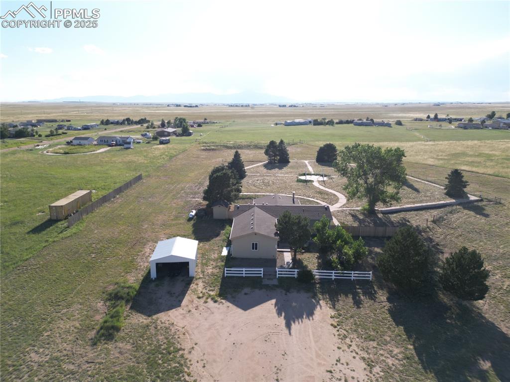 Image 42 of 46: Aerial view of sparsely populated area