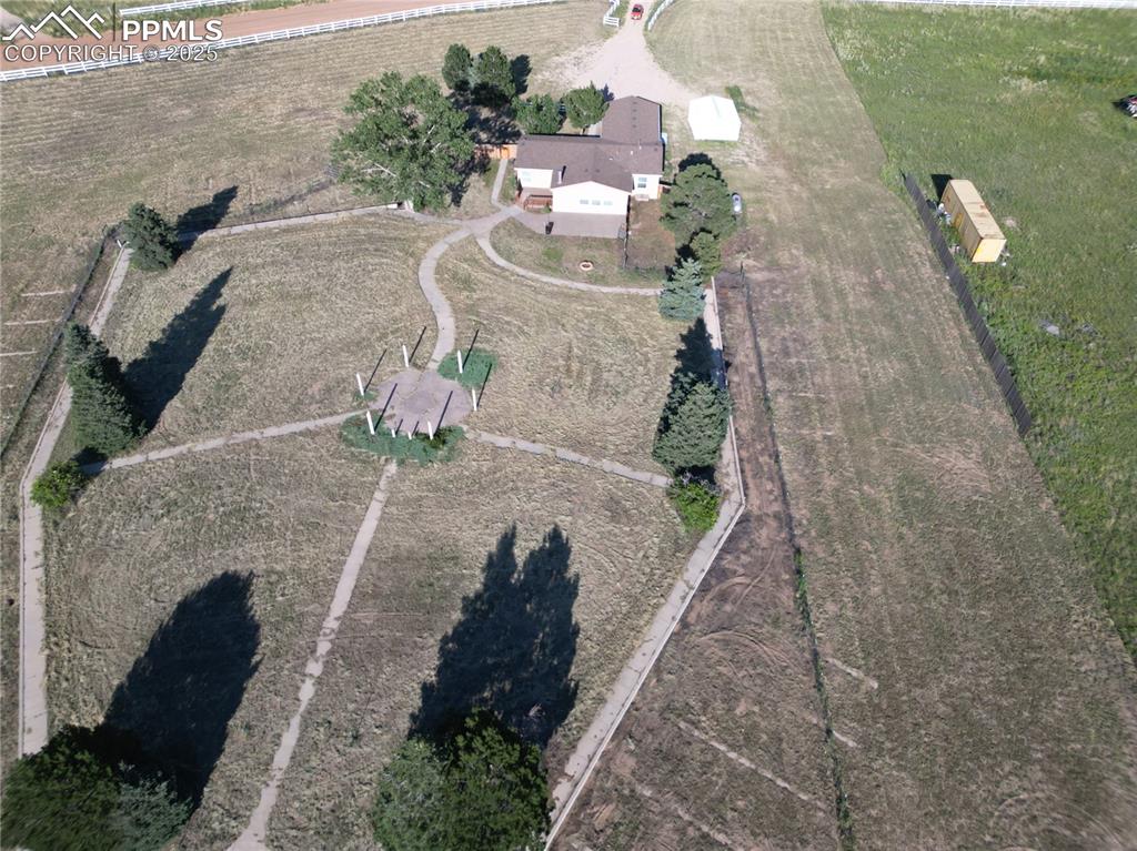 Image 45 of 46: Aerial overview of property